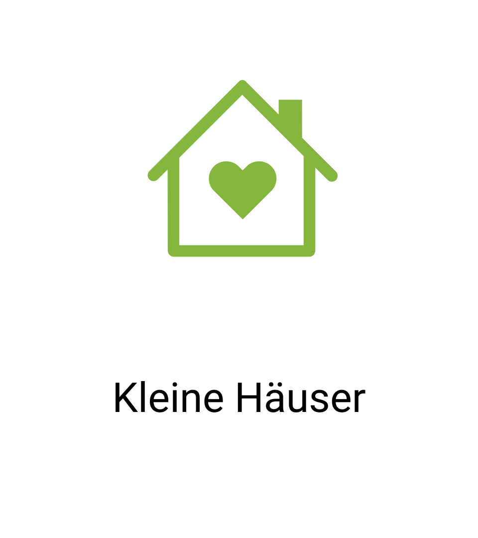 Piktogramm: Haus mit Herzsymbol