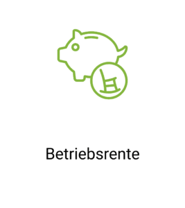 Grünes Sparschwein, Betriebsrente Symbol